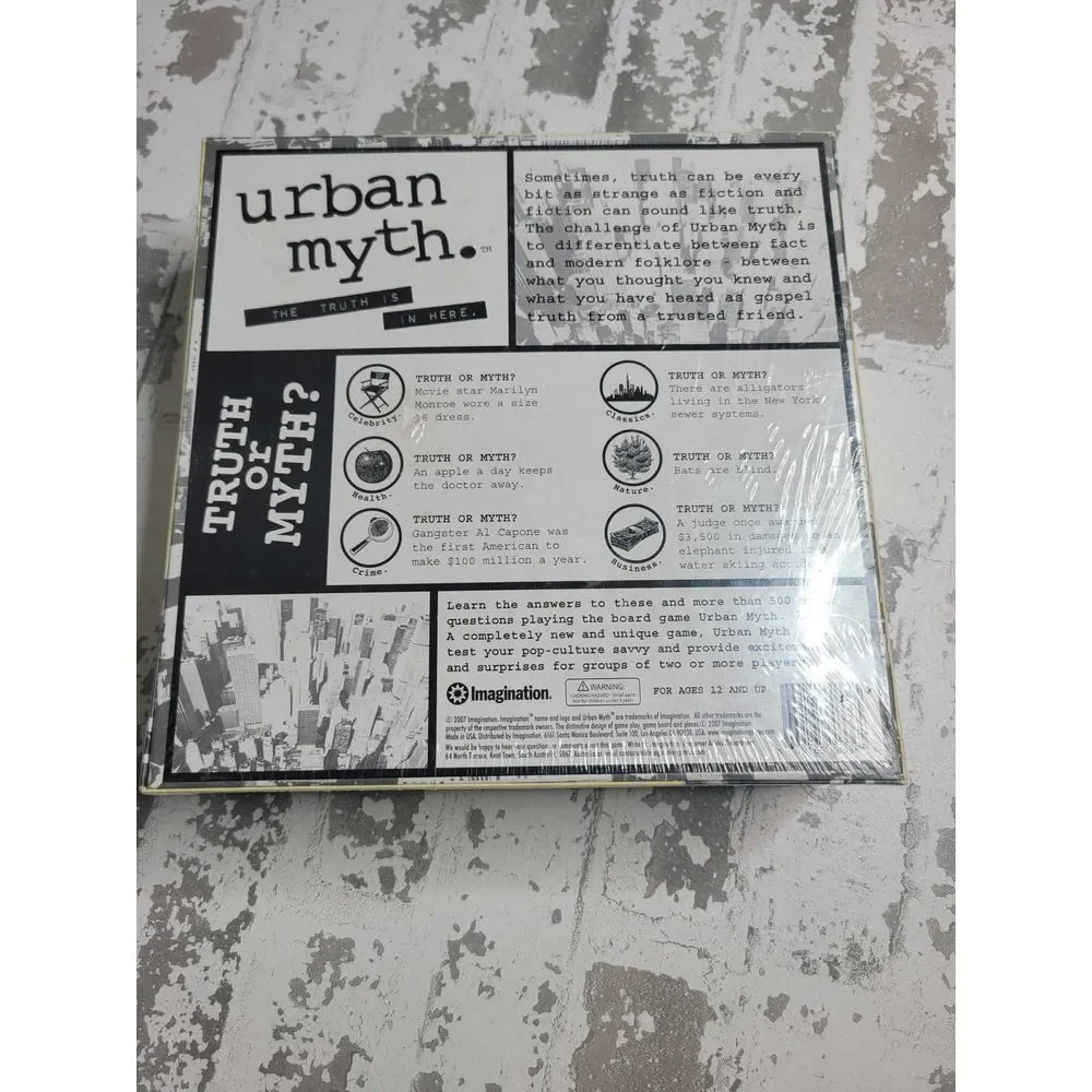 2985 NIB Sealed‎ Urban Myth Game